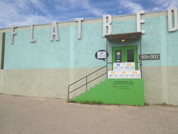 This is an exterior view of the MLK site Flatbed moved to.