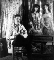 Vogel in his Chicago Studio 1942