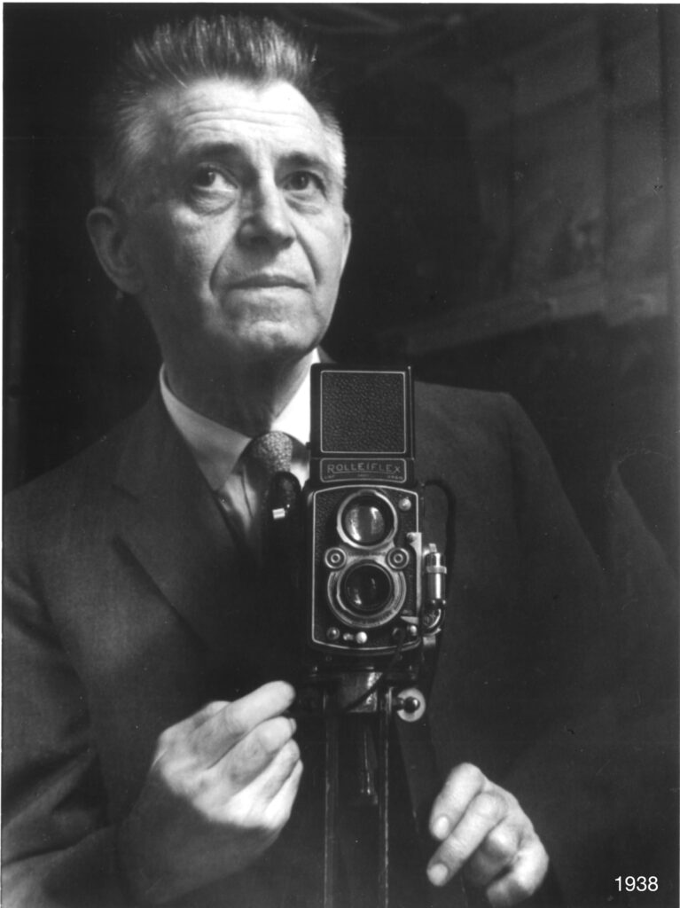 Self portrait with camera